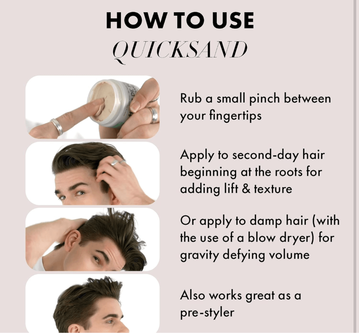 Hanz De Fuko Quicksand Wax - Ultimate Hair Styling Products