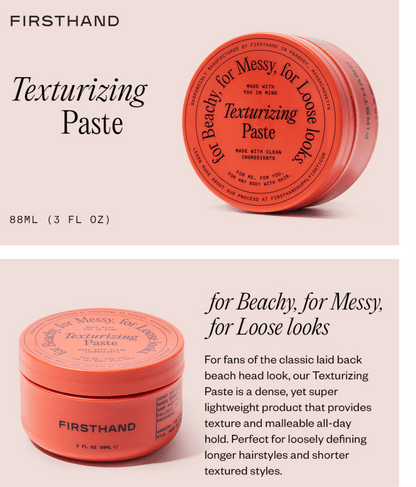 Firsthand Supply Texturizing Paste - Clean & Non-toxic Hair Care Ingredients - Ultimate Hair Styling Products 