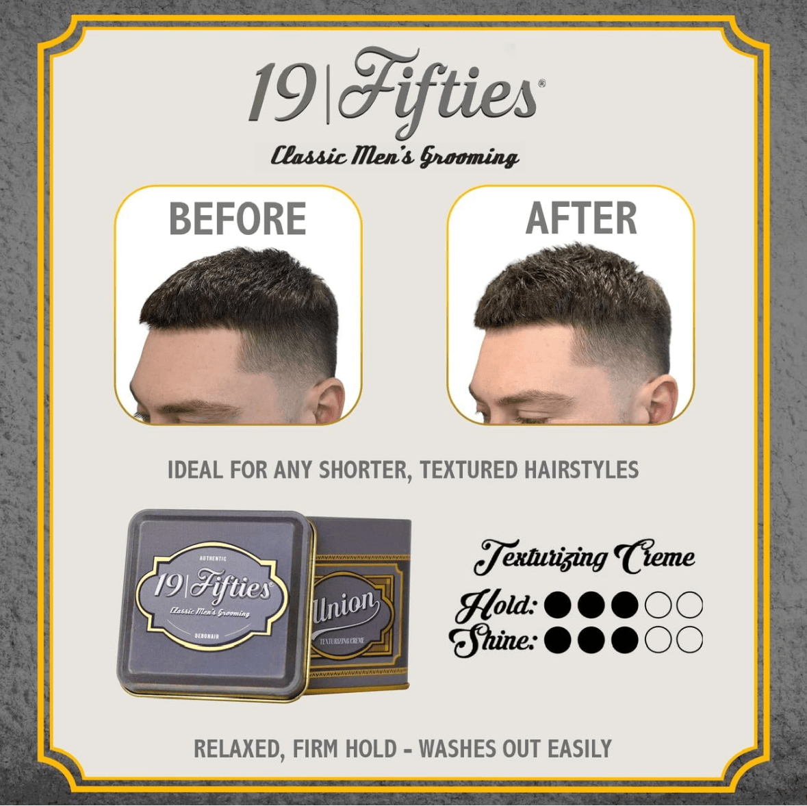 19 Fifties Union Texturizing Creme - Ultimate Hair Styling Products 