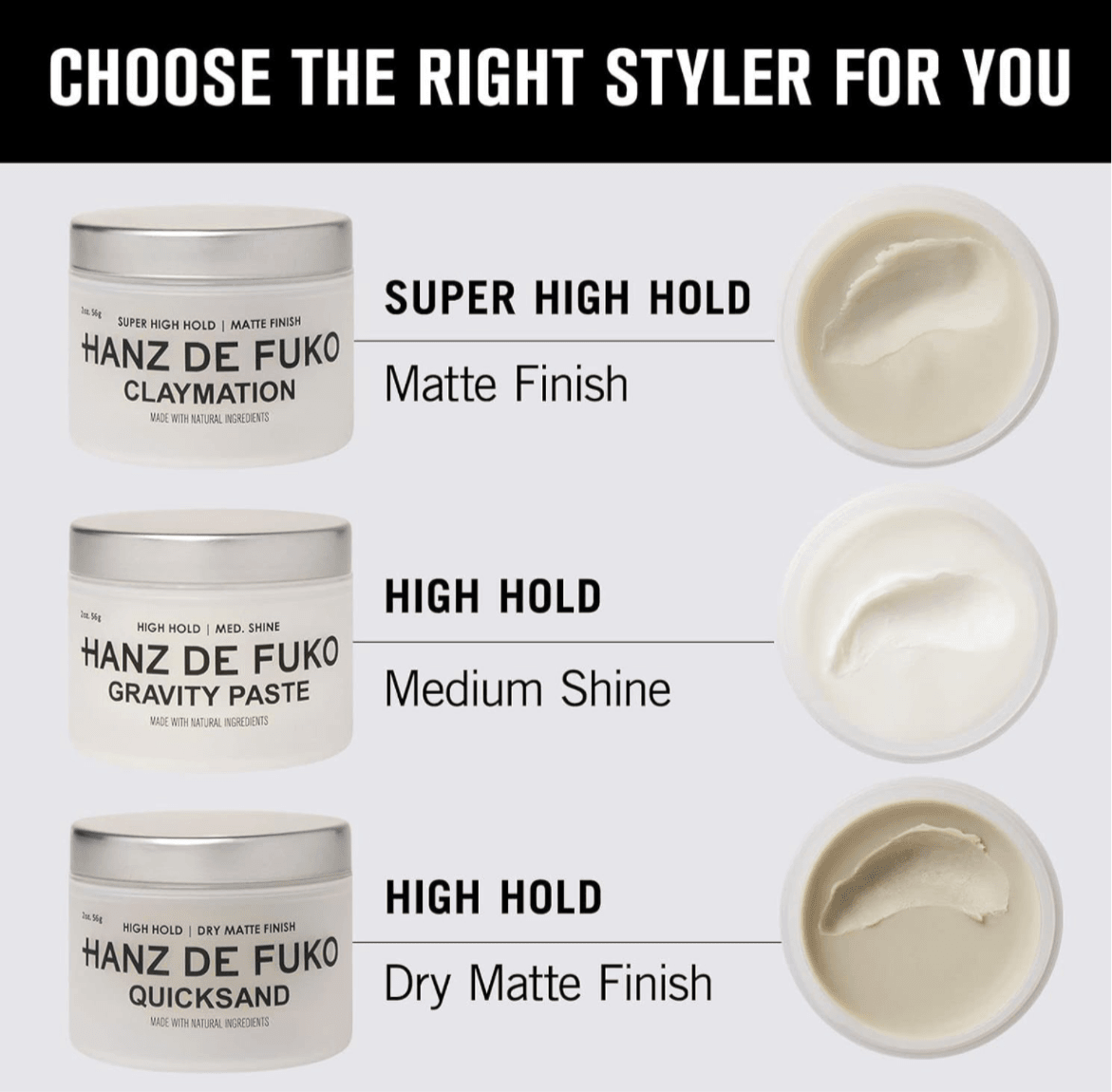 Hanz De Fuko Quicksand Wax - Ultimate Hair Styling Products 